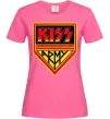 Женская футболка Kiss army Ярко-розовый фото