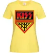 Женская футболка Kiss army Лимонный фото