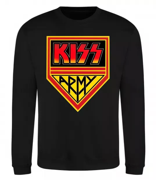 Свитшот Kiss army Черный фото