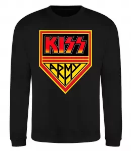 Свитшот Kiss army Черный фото