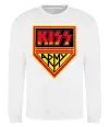 Свитшот Kiss army Белый Свитшот Kiss army Белый фото