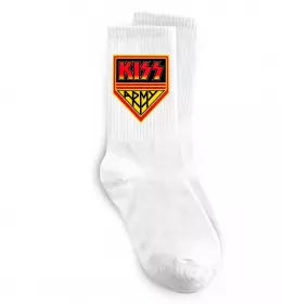 Носки KISS band Белый фото