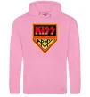 Женская толстовка (худи) Kiss army Розовый фото