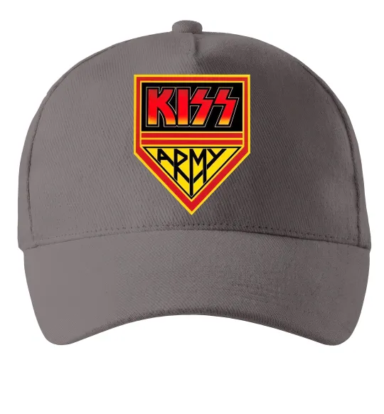 Кепка Kiss army Серый фото