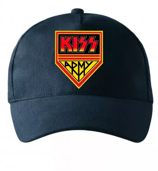 Кепка Kiss army Темно-синий фото