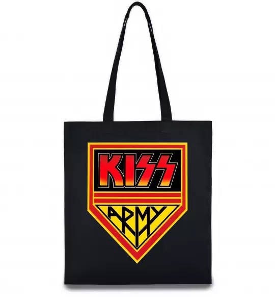 Эко-сумка Kiss army Черный фото