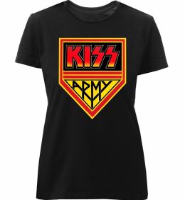 Жіноча преміум футболка Kiss army