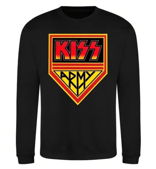 Свитшот Kiss army Черный фото