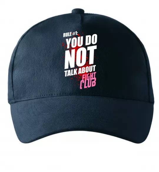 Кепка Fight club rule 1 Темно-синій фото