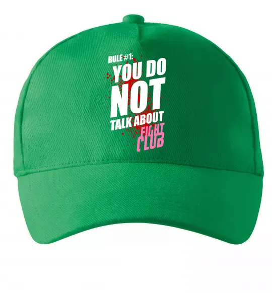 Кепка Fight club rule 1 Зелений фото