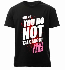 Чоловіча преміум футболка Fight club rule 1