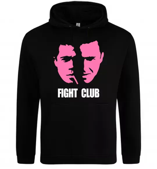 Мужская толстовка (худи) Fight club Черный фото