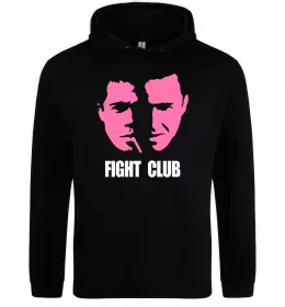 Мужская толстовка (худи) Fight club Черный фото