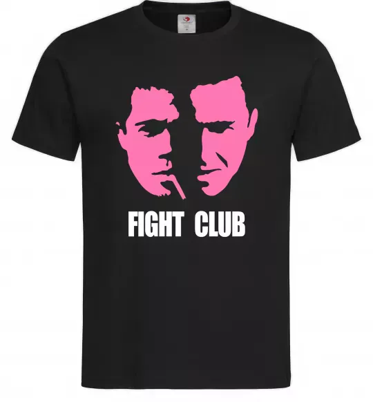 Чоловіча футболка Fight club Чорний фото