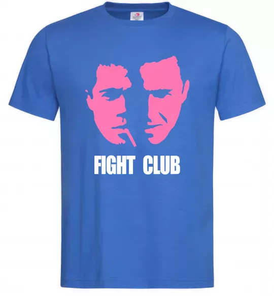 Чоловіча футболка Fight club Яскраво-синій фото