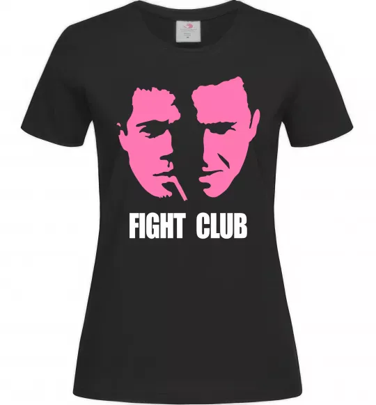 Женская футболка Fight club Черный фото