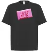 Футболка Оверсайз Soap fight club Черный фото