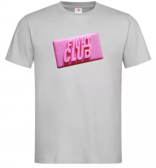 Чоловіча футболка Soap fight club Сірий фото