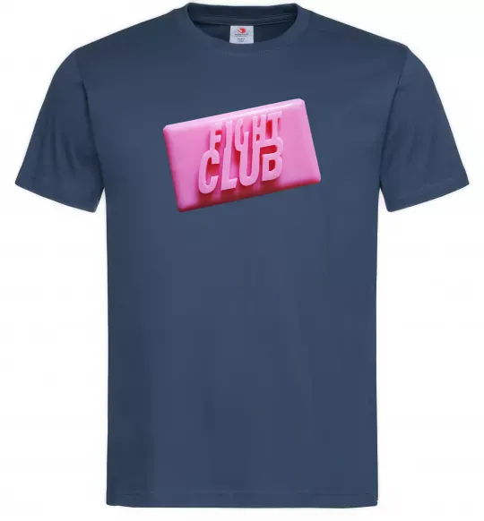 Чоловіча футболка Soap fight club Темно-синій фото