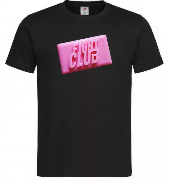 Чоловіча футболка Soap fight club Чорний фото