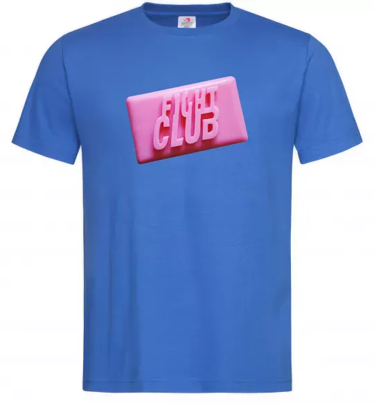 Чоловіча футболка Soap fight club Яскраво-синій фото