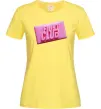Женская футболка Soap fight club Лимонный фото
