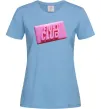 Женская футболка Soap fight club Голубой фото