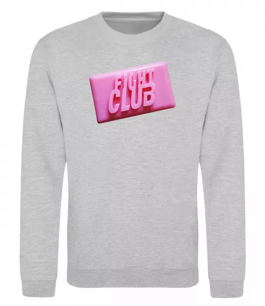 Свитшот Soap fight club Серый меланж фото