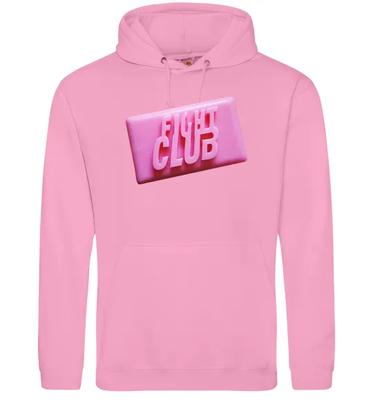 Женская толстовка (худи) Soap fight club Розовый фото