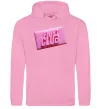 Женская толстовка (худи) Soap fight club Розовый фото