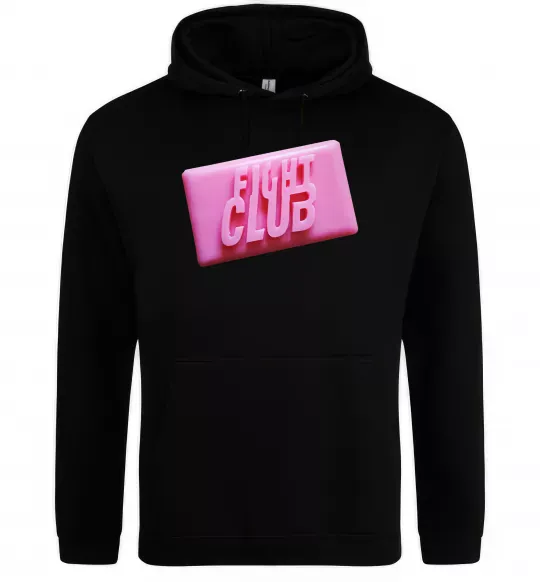 Женская толстовка (худи) Soap fight club Черный фото