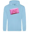 Женская толстовка (худи) Soap fight club Голубой фото