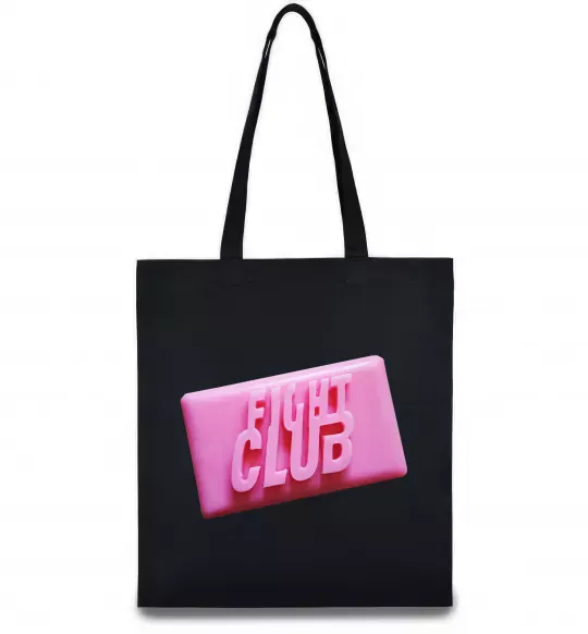 Еко-сумка Soap fight club Чорний фото