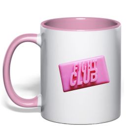 Чашка з кольоровою ручкою Soap fight club