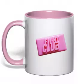 Чашка с цветной ручкой Fight Club bomb Черный фото