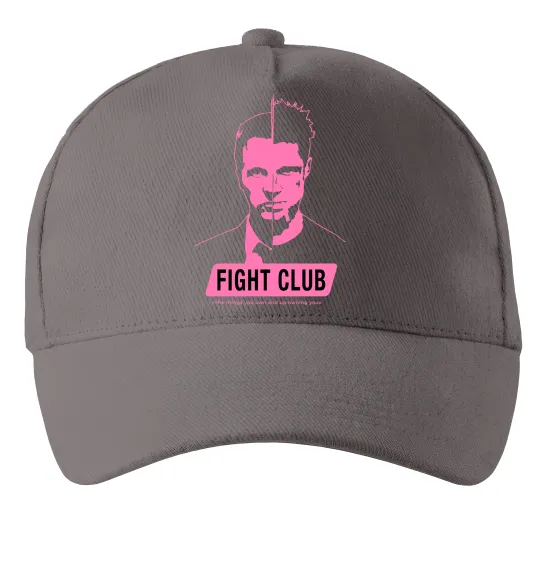 Кепка Pink Fight club Сірий фото
