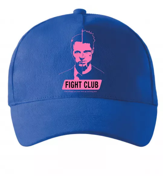 Кепка Pink Fight club Ярко-синий фото