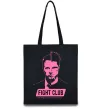 Эко-сумка Pink Fight club Черный фото