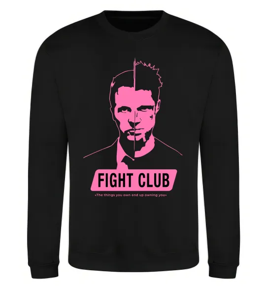 Світшот Pink Fight club Чорний фото