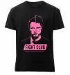 Чоловіча преміум футболка Pink Fight club Чорний фото