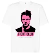 Футболка Оверсайз Pink Fight club Белый фото