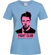 Жіноча футболка Pink Fight club Блакитний фото
