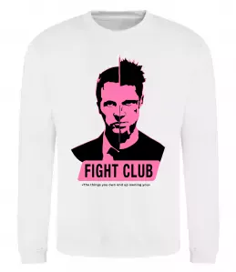 Свитшот Pink Fight club Белый фото