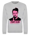 Світшот Pink Fight club Сірий меланж фото