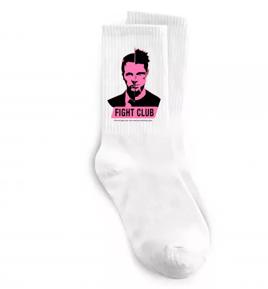 Шкарпетки Pink Fight club Білий фото