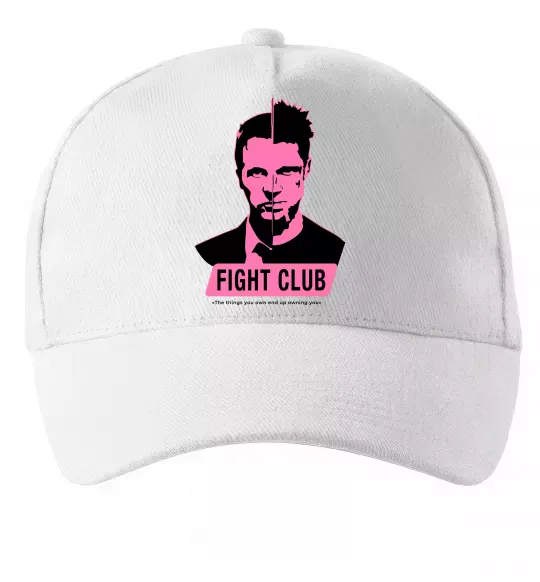 Кепка Pink Fight club Белый фото