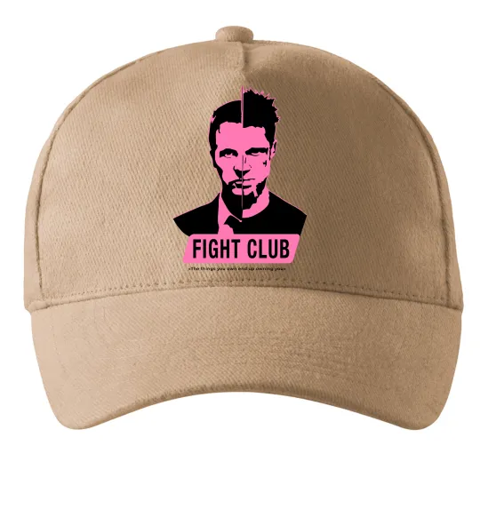 Кепка Pink Fight club Пісочний фото