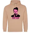 Жіноча толстовка (худі) Pink Fight club Пісочний фото