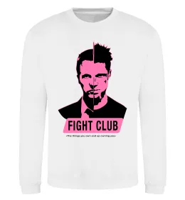 Світшот Pink Fight club Білий фото