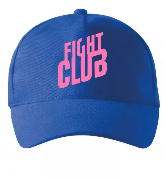 Кепка Logo fight club Ярко-синий фото